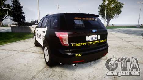 Ford Explorer 2013 County Sheriff [ELS] para GTA 4