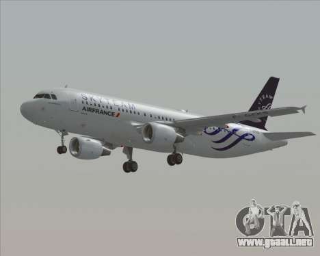 Airbus A320-200 Air France Skyteam Livery para GTA San Andreas