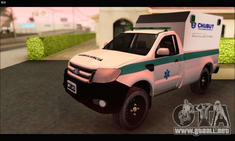 Ford Ranger 2013 Ambulancia Chubut para GTA San Andreas