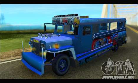 Jeepney Morales para GTA San Andreas