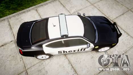 Dodge Charger SRT8 2010 Sheriff [ELS] rambar para GTA 4