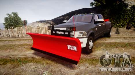 Dodge Ram 3500 Plow Truck [ELS] para GTA 4