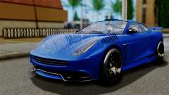 GTA 5 Dewbauchee Massacro Racecar para GTA San Andreas