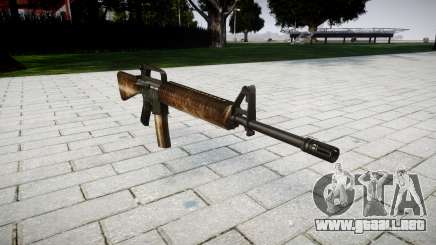 El rifle M16A2 polvo para GTA 4