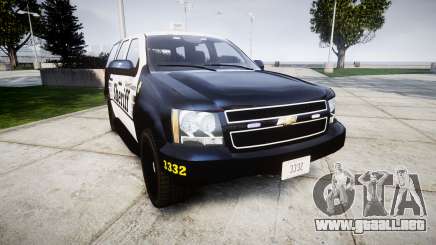 Chevrolet Tahoe 2013 County Sheriff [ELS] para GTA 4