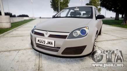 Vauxhall Astra 2009 Police [ELS] Unmarked para GTA 4