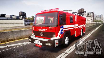 Mercedes-Benz Atego Indonesian Fire Truck [ELS] para GTA 4