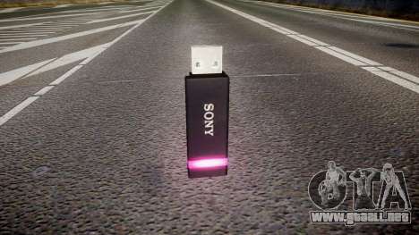 Unidad flash USB de Sony púrpura para GTA 4