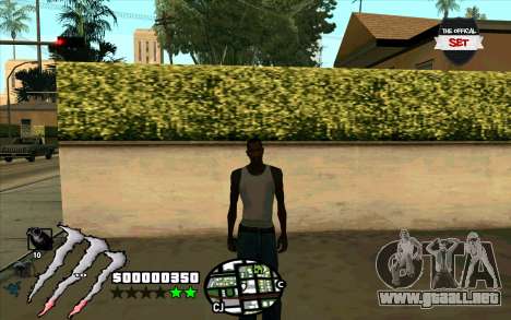 C-HUD Monster Energy para GTA San Andreas