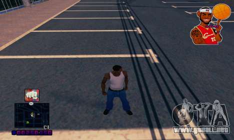 C-HUD Basketball para GTA San Andreas