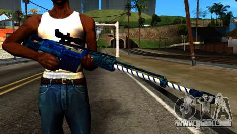 New Year Sniper Rifle para GTA San Andreas