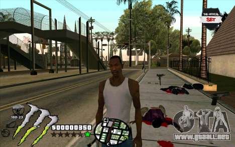 C-HUD Monster Energy para GTA San Andreas