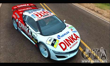 Dinka Jester Racecar (GTA V) (IVF) para GTA San Andreas