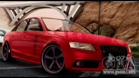 Audi S4 2010 Blacktop para GTA San Andreas