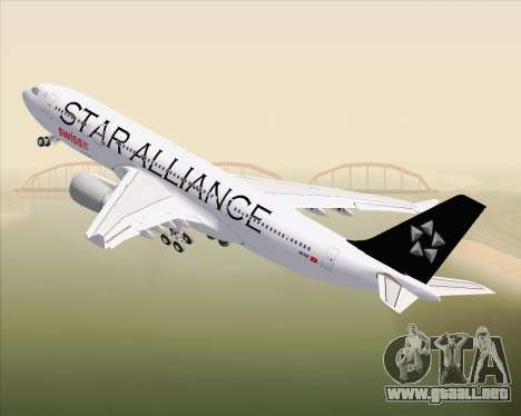 Airbus A330-200 SWISS (Star Alliance Livery) para GTA San Andreas