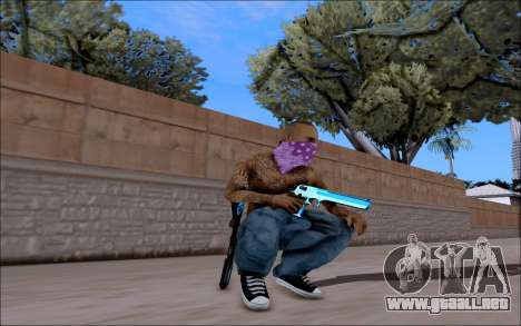 Blueline Gun Pack para GTA San Andreas