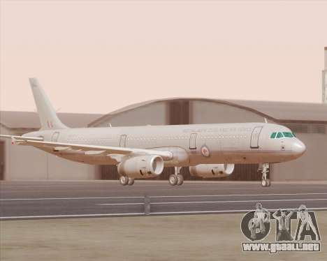 Airbus A321-200 Royal New Zealand Air Force para GTA San Andreas