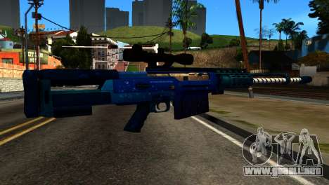 New Year Sniper Rifle para GTA San Andreas