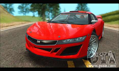 Dinka Jester Racecar (GTA V) (IVF) para GTA San Andreas