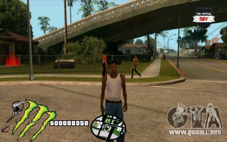 C-HUD Monster Energy para GTA San Andreas