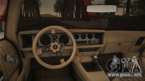 Pontiac Turbo Trans Am 1980 Bandit Edition para GTA San Andreas