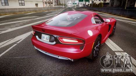 Dodge Viper SRT 2012 para GTA 4