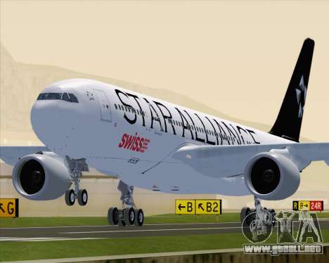 Airbus A330-200 SWISS (Star Alliance Livery) para GTA San Andreas