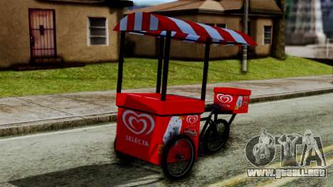 Selecta Ice Cream Bike para GTA San Andreas
