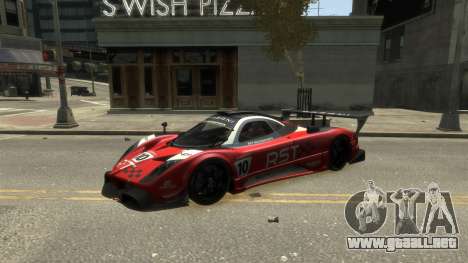 Pagani Zonda R para GTA 4