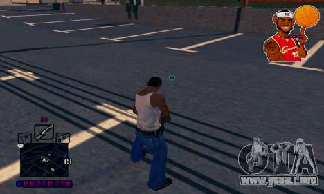 C-HUD Basketball para GTA San Andreas