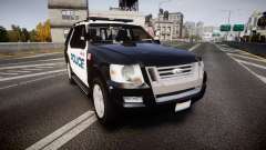 Ford Explorer 2008 Police [ELS] para GTA 4