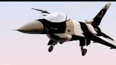 F-16 Aggressor Squadron Alaska Black Camo para GTA San Andreas