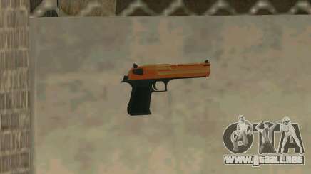 Orange Desert Eagle para GTA San Andreas