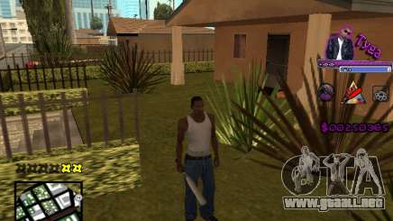 C-HUD by Tyga para GTA San Andreas