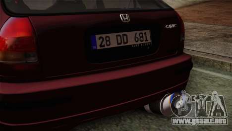 Honda Civic 1.4i S TMC para GTA San Andreas