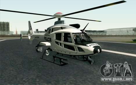 NFS HP 2010 Police Helicopter LVL 1 para GTA San Andreas