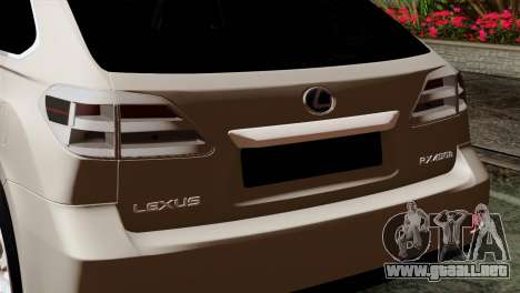Lexus RX450H v2 para GTA San Andreas