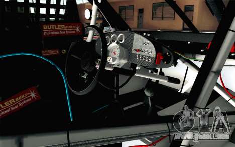 NASCAR Chevrolet Impala 2012 Plate Track para GTA San Andreas