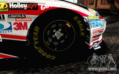 NASCAR Chevrolet Impala 2012 Plate Track para GTA San Andreas