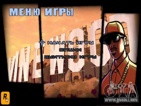 Menú HD para GTA San Andreas