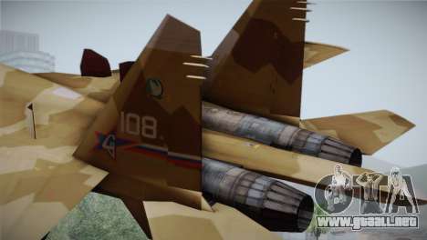 SU-27 Warwolf Squadron para GTA San Andreas