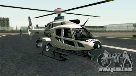 NFS HP 2010 Police Helicopter LVL 1 para GTA San Andreas