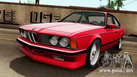 BMW M635CSI E24 1986 V1.0 para GTA San Andreas