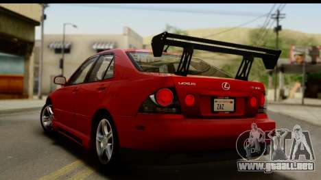 Lexus IS300 Tunable para GTA San Andreas