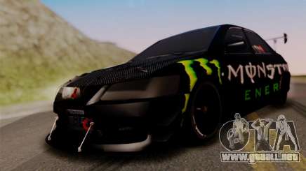 Mitsubishi Lancer Evo IX Monster Energy para GTA San Andreas