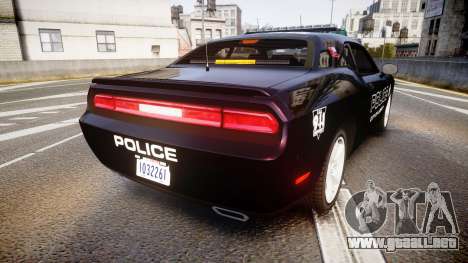 Dodge Challenger SRT8 Police [ELS] para GTA 4