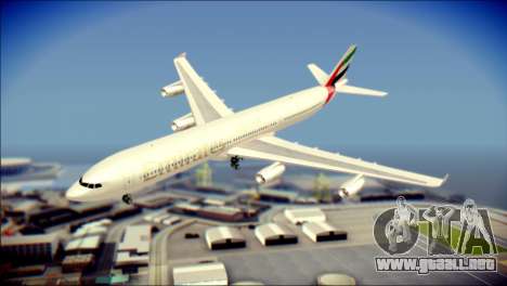Airbus A340-300 Emirates para GTA San Andreas