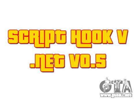 GTA 5 Script Hook V .NET v0.5