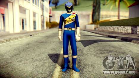 Power Rangers Kyoryu Blue Skin para GTA San Andreas