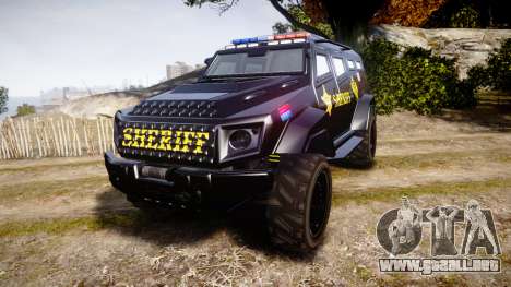 GTA V HVY Insurgent Pick-Up SWAT [ELS] para GTA 4